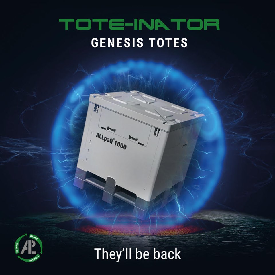 Tote-inator Genesis-bioprocess-liquid-pharma-containers-the-terminator