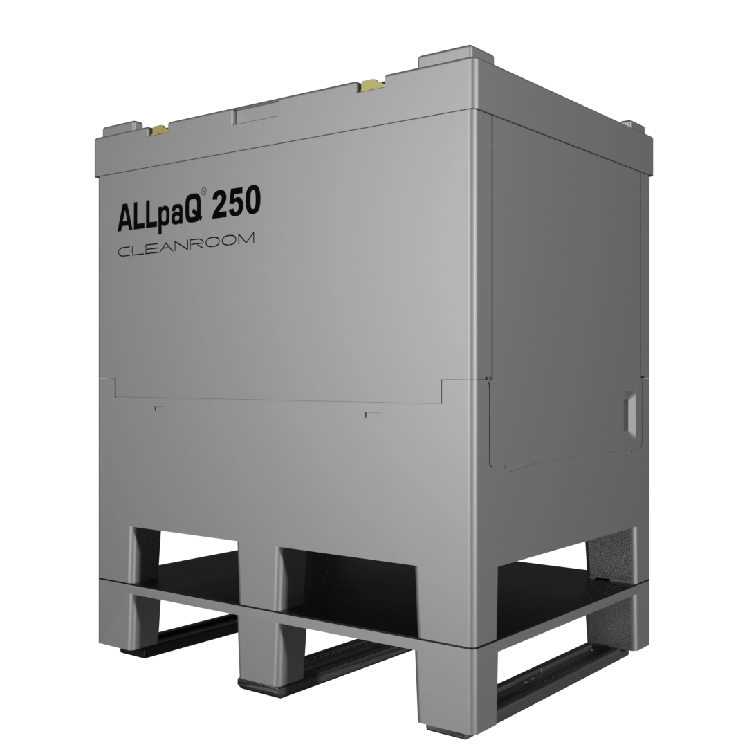 Cleanroom Bioprocessing Containers - 250 Litre | ALLpaQ Packaging