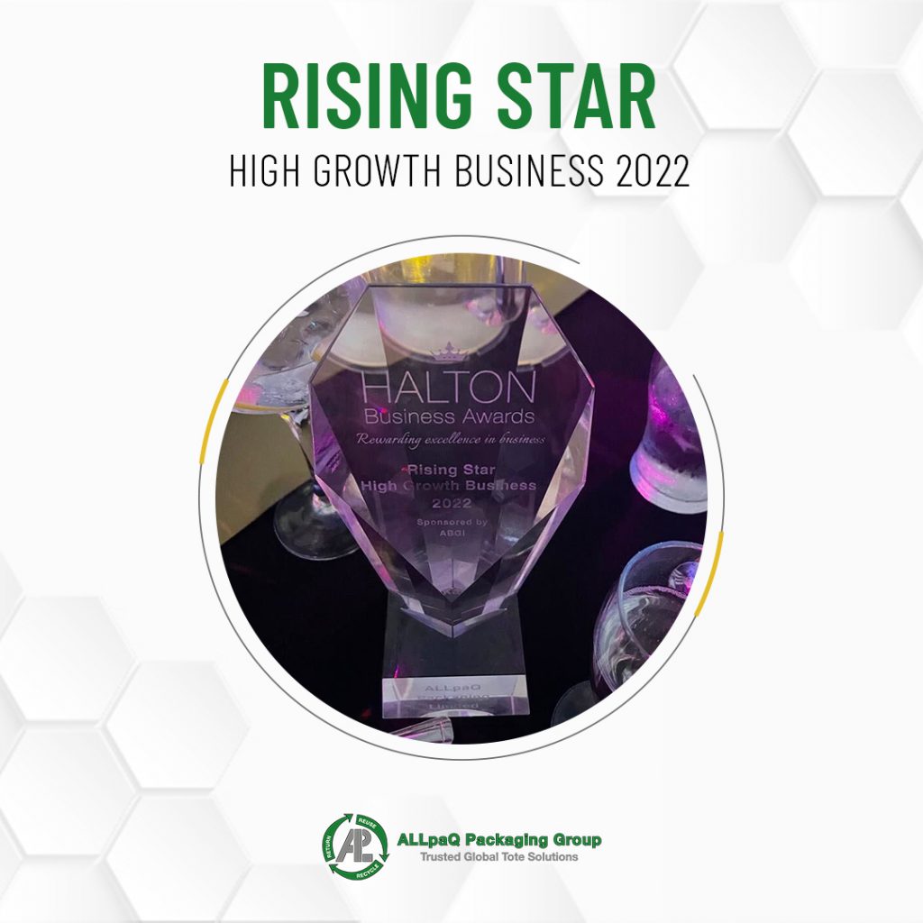 Halton Business Awards 2022 - Rising Star High Growth Business - ALLpaQ