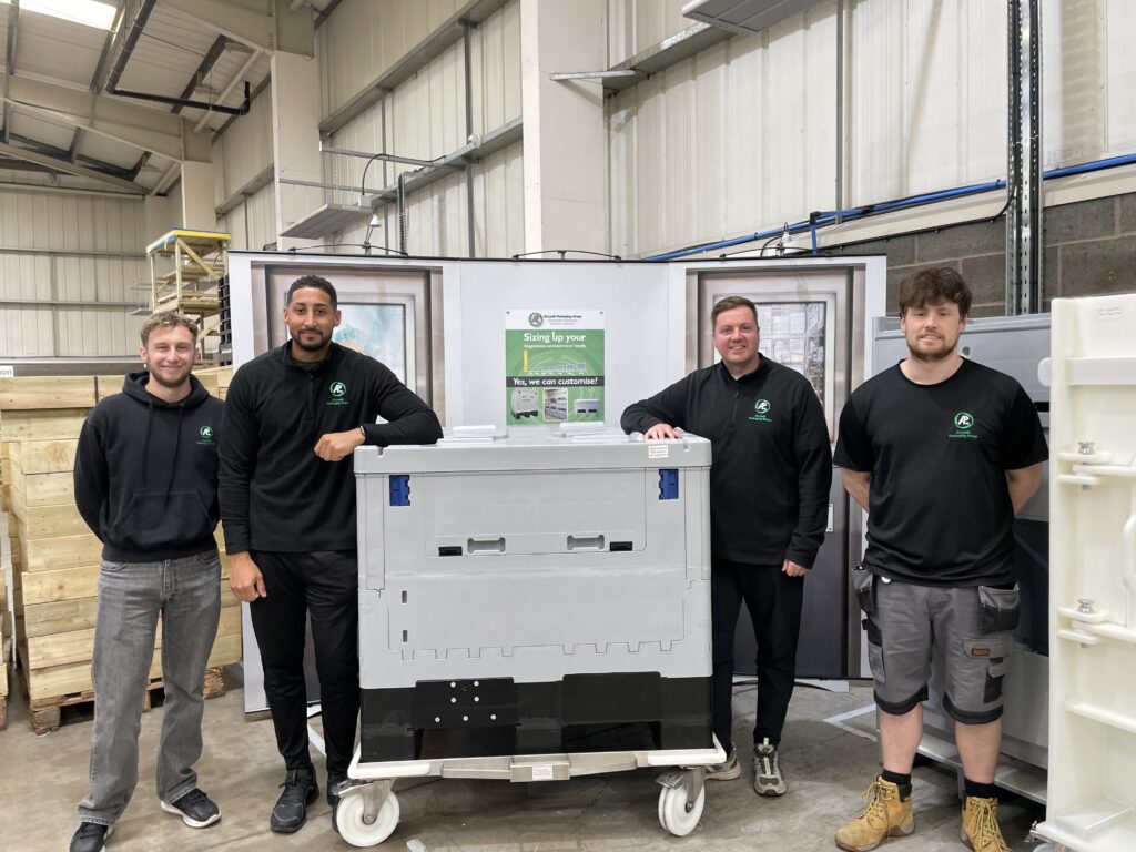 The ALLpaQ Technical Team at around one of their Product designs of a 1000L Genesis