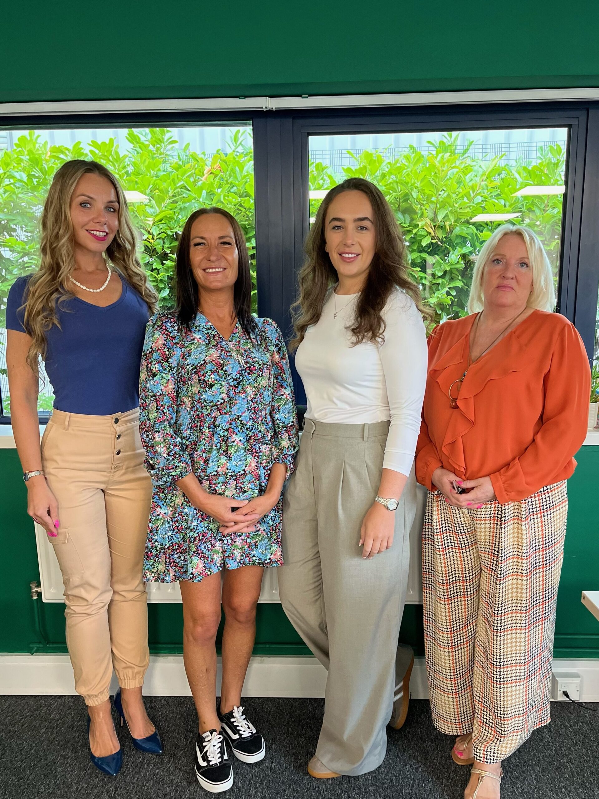 ALLpaQ's Admin and Finance Team, Paulina Brzezinska, Mary Clarke, Georgia Crosbie, Vicky Sheridan